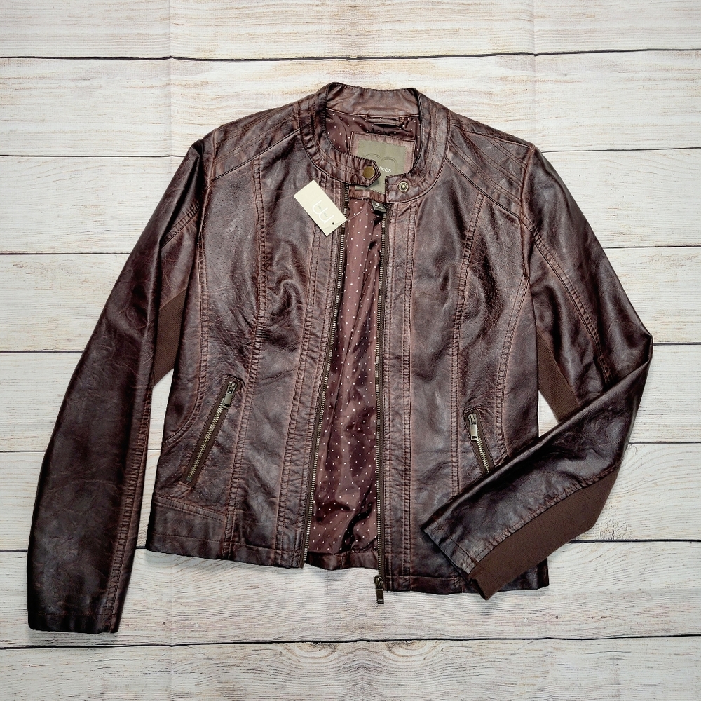 Maurices • Leather Jacket • Brown